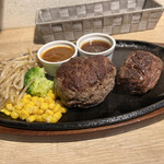 ステーキ&ハンバーグ an=swer Meet@Meat - ハラミ&ハンバーグ　2350円