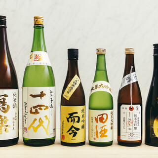 Enjoy carefully selected Japanese sake.