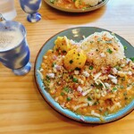 Curry&Spice HANAKO - ①豆ベースのカレーが美味しい〜！複雑な味だけど、まとまっていて美味しい。優しい味わい。