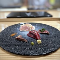 鮨と天草大王 天音 - ◆天草大王の盛り合わせ・・これも楽しみで。他ではこれだけの品を頂けないでしょう。