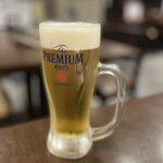 Nikukozou Takumi - 生ビール（プレミアムモルツ）580円＋税