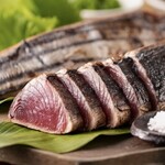 Grilled over open flame! Straw-grilled Tosa bonito ~luxurious with plenty of Senju green onions~