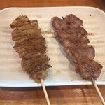 焼鳥酒場 鳥久 - かわ、豚タン