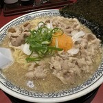 丸源ラーメン - 味玉肉そば(肉ダブル) 1034円