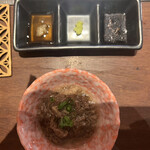 くずし鉄板 あばぐら - 牛すじ煮込み