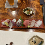 釉月 - 刺身の盛り合わせ