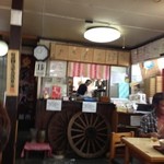 厨房の様子、中も暑そうだね