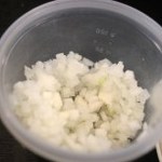 とらや分店 - 玉ねぎのみじん切り