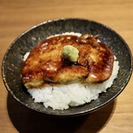 Foie gras rice with Japanese sauce