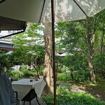 サザ コーヒー - テラス席①