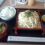 コンベックス岡山お食事処彩 - ざるうどん定食 650円