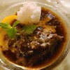 竹廬山房 - ⑪牛頬肉のビーフシチュー、黄色いパプリカ、一口白ご飯添え
もう無理～と言いつつ、全部食べてしまった
限界でも止まらなくなってしまった
トロトロで旨みが怒涛なのです