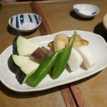 Sakana To Niku To Wagokoro - 野菜の炭焼き