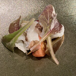 ドゥ・クルール - 前菜　明石だこのローストと水ナスの冷菜