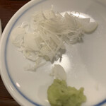 吾妻橋 やぶそば - 刻み葱、山葵