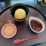 甘味処 甘寛 - あいすくりーむぜんざい(950円)