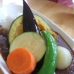 ファームレストラン あぜ道 より道 - 野菜のカレー