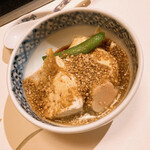 梅の花 - 湯豆腐、湯葉入り