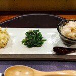 やき鳥 たかはし - 前菜３種アップ