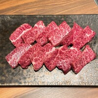 焼肉ホルモン 新井屋 にかい - 特選厚切りハラミ（塩）