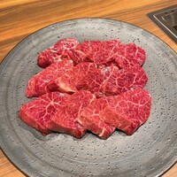 焼肉ホルモン 新井屋 にかい - 特選厚切りサガリ（タレ）