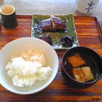 京都和久傳 - 鰻と白ご飯、赤だし