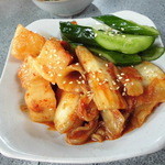 萩之茶屋鶴一 - キムチ盛り合わせ７００円