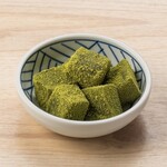 Matcha warabi mochi