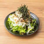 Japanese style pork shabu-shabu salad