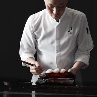 Innovative Japanese Kaiseki prepared by head chef Takeshima