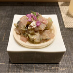 吉凰 はなれ - アジのタルタル最中