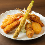 特製串かつ盛合せ(お任せ10種) 特製串かつ盛合せ(お任せ10種)