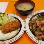 キッチンABC 池袋東口店 - オリエンタルライス&黒カレーAセット