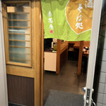 Nihonshu To Teuchi Soba Rikyouan - 地下のお店の入口