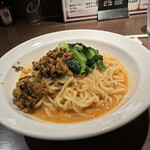 Shanhai Karyuu - 【2023.6.1(木)】本日の日替わり②(担々冷麺&カツカレー丼)1,080円の担々冷麺