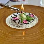 ベンガルタイガー - 食べられるキャンドルに着火