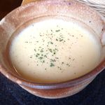 Pension Olive - 熱々のクリームスープ