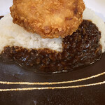 俺のカレー食堂 輪 - ミンチカツカレー