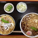 そば処 しなの - 「かつ丼セット」@980