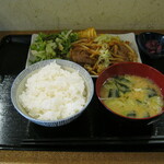 函館食堂 SHANSHAN - 【昼】｢ジンギスカン定食｣です｡2023/06