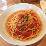 ベルテンポ - ツナとキノコのトマトスパゲティ 