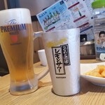 コサム冷麺専門店 - 生ビールと生レモンサワー