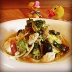 イオラシック - 2013/08/18
      ヒラメと夏野菜のスパゲティ♪