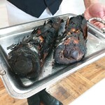 ウシマル - 炭焼きされた筍