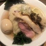 鴨出汁中華蕎麦 麺屋yoshiki - 名古屋コーチン細つけ麺