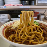 Nikujirumen Susumu - ゴワゴワの太麺。悪くないんだけど・・