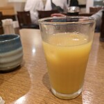 とんかつ料理と京野菜 鶴群 - 雨の日サービス　オレンジジュース