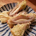 秋元屋 - ちくわチーズ揚げ