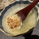 とり澤 - 鶏スープインザ焼きおにぎり♪