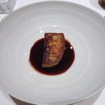 ナクレ - フォアグラポワレ　バニュルスのソース